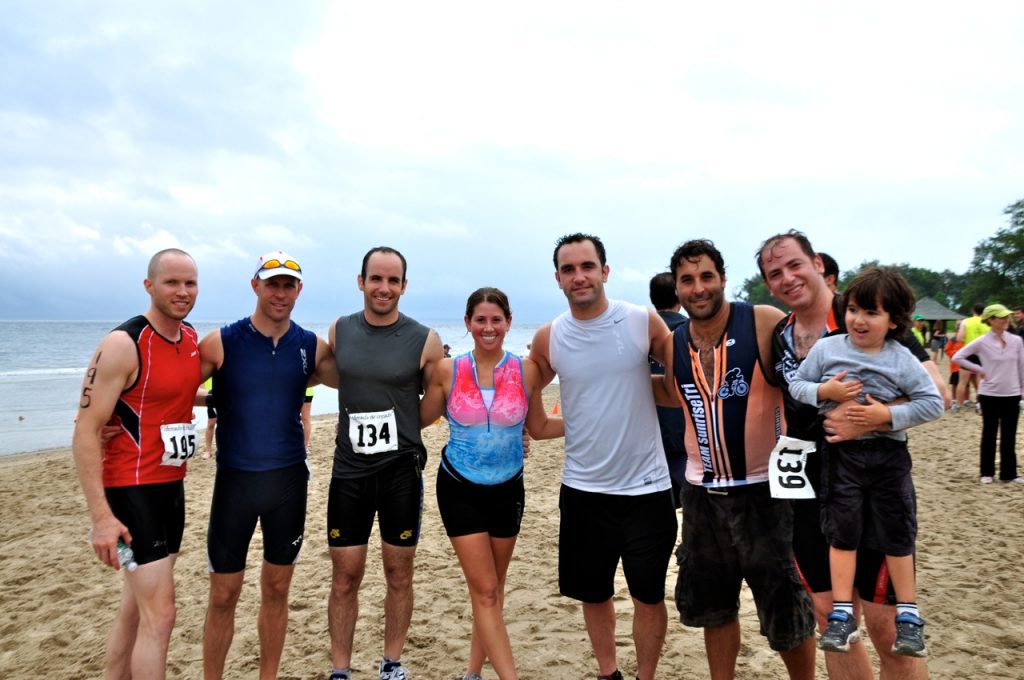 The SPEAR team after completing the tri.