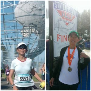 Zarina Mustapha at marathon