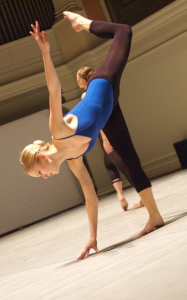 Dancer doing dance pose