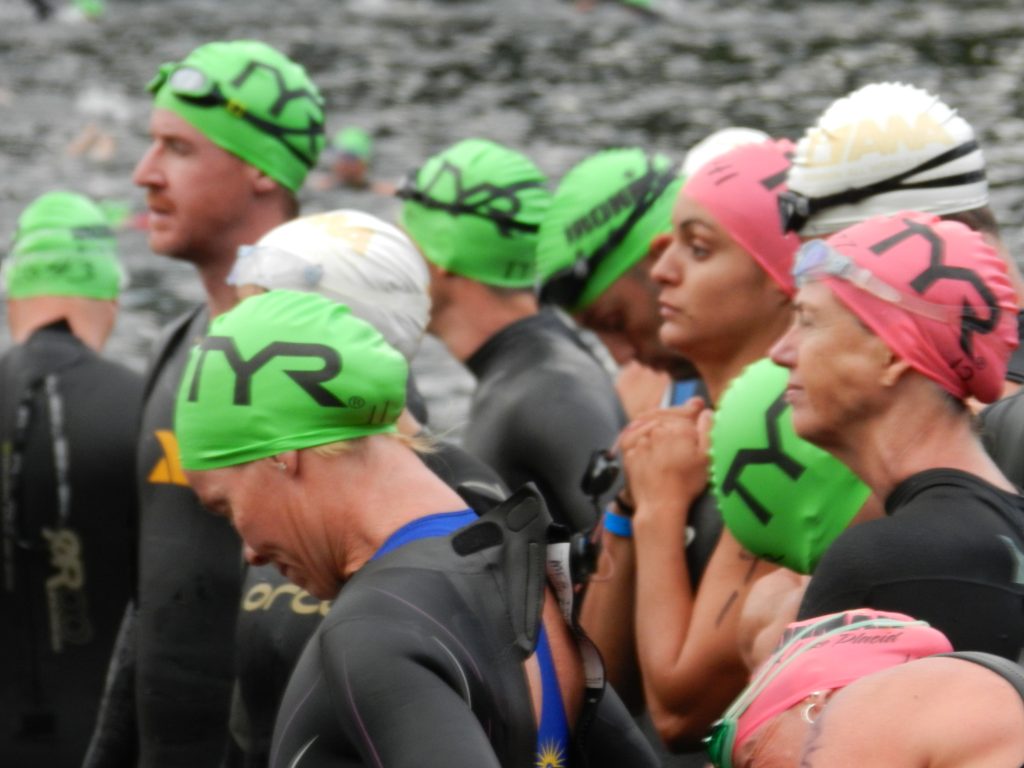 Amelia Gets Ready for Her Ironman Swim