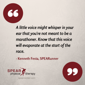 Marathoner and SPEAR Physical Therapy NYC Patient Kenneth Festa